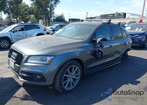 2016 Audi Q5 3.0T Premium Plus z USA, uszkodzony, nr VIN WA1D7AFP4GA130448